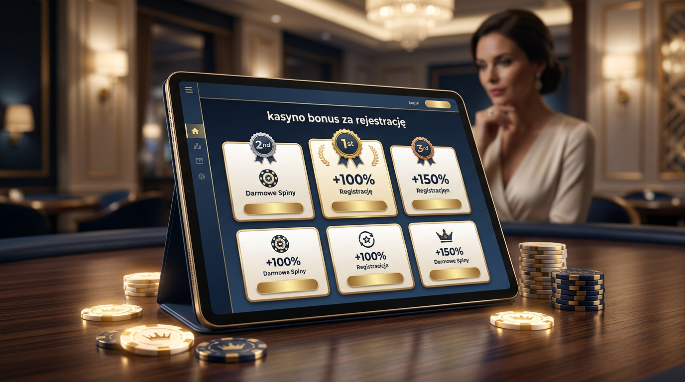 Kasyno bonus za rejestrację 2026: Ranking najlepszych ofert na start