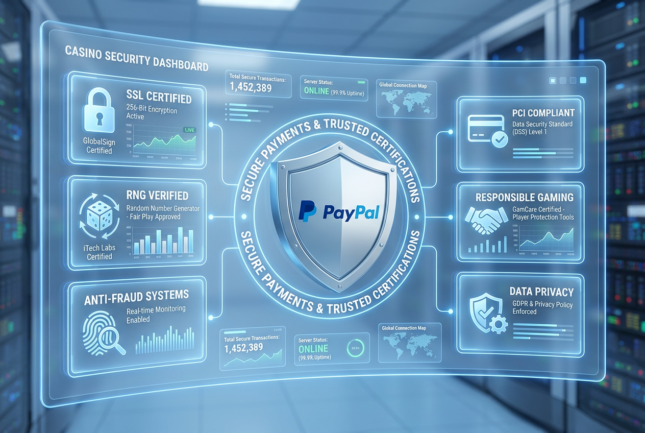 Bezpieczeństwo i licencjonowanie kasyn online z PayPal
